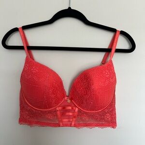 🍭 DAISY FUENTES LACE PUSH UP BRA SIZE 38C
